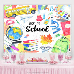 Lofaris Happy Back To School Backfrop For Students
