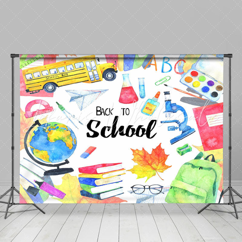 Lofaris Happy Back To School Backfrop For Students