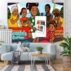 Lofaris Hawaii Happy Family Blue Sky Beach Backdrop For Party