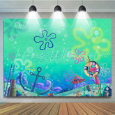 Hawaii Undersea Cartoon Summer Aloha Seaweed Photography Backdrop