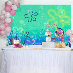 Hawaii Undersea Cartoon Summer Aloha Seaweed Photography Backdrop