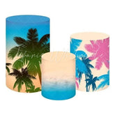 Hawaiian Beach Summer Fun Party Themed Cover Cylinders Kit