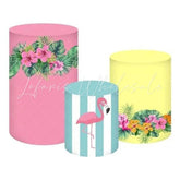 Hawaiian Floral Flamingo Adventure Cover Cylinders Kit