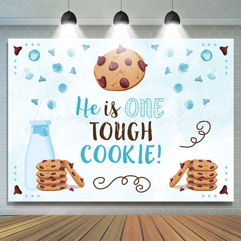 Lofaris He Is One Tough Cookie Happy Birthday Backdrop For Boy