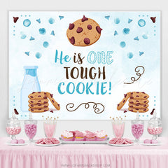 Lofaris He Is One Tough Cookie Happy Birthday Backdrop For Boy