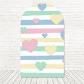 Hearts Rainy Sky Romance Arch Backdrop For Sweet Event Look