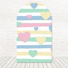 Hearts Rainy Sky Romance Arch Backdrop For Sweet Event Look