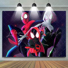 Lofaris Hero Party Background Children Birthday Backdrop