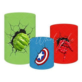 Heroes Action Adventure Themed Cover Cylinders Kit