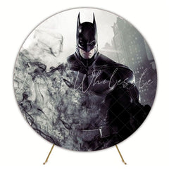 Heroic Batman Super Heroes Round Backdrop For Party Celebration