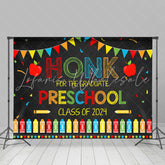 Lofaris Honk For The School Preschool Graduation Backdrop