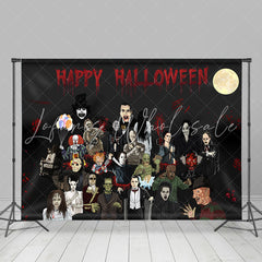 Lofaris Horror Movie Aesthetic Happy Halloween Backdrop