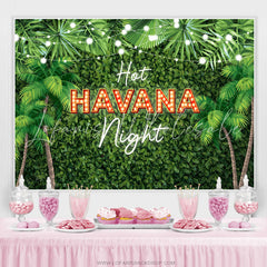 Lofaris Hot Havana Night Theme Jungle Holiday Party Backdrop