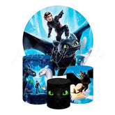 How To Train Your Dragon Round Backdrop and Cylinder Kit for Fantasy