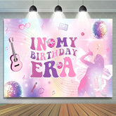 In My Birthday Era Disco Music Themed Party Decorations Backdrop