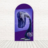 Inside Out 2 Boredom Blue Mood Arch Backdrop For Movie Fun Celebration