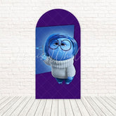 Inside Out Blue Sadness Emotional Arch Backdrop For Movie Fans