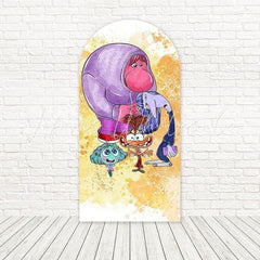 Inside Out Funny Characters Arch Backdrop For Animated Movie Event