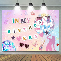 Iridescent in My Birthday Era Music Birthday Backdrop