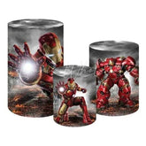 Iron Man Armor Heroic Adventure Themed Cover Cylinders Kit