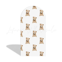 It’s A Boy Teddy Bear Birthday Party Arch Backdrop Wall Cloth Cover