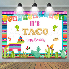 Lofaris Its A Mexican Tato Happy Birhday Backdrop For Children