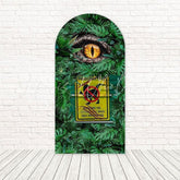 Jungle Jurassic Park Dinosaur Eye Arch Backdrop For Wild Events