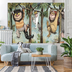 Lofaris Jungle King Of All The Wild Things Baby Shower Backdrop