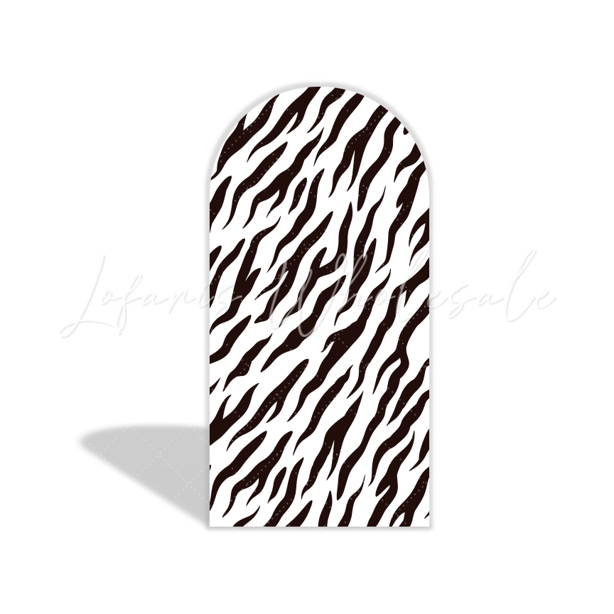 Jungle Safari Animal Zebra Leopard Cheetah Giraffe Skin Arch Backdrop Wall Cloth Cover For Baby Shower Happy Birthday Party