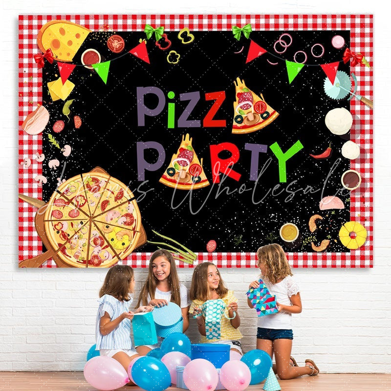 Lofaris Kids Cooking Theme Pizza Party Bachdrop for Photoshoot