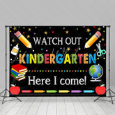 Lofaris Kindergarten Blackboard Back to School Backdrop