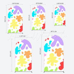 Kindergarten Theme Arch Backdrop for School Party Style