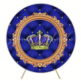 King Crown Royal Round Backdrop For Elegant Themed Celebrations