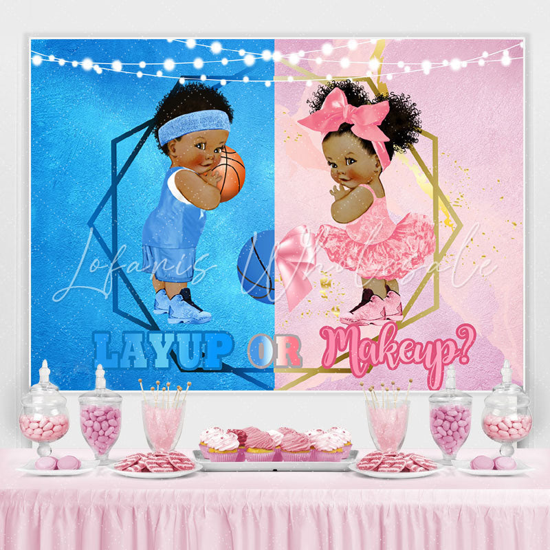 Lofaris Layup Or Makeup Baby Shower Party Backdrop Decoration
