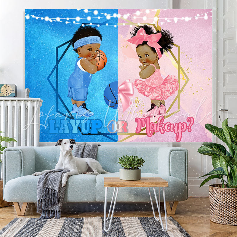 Lofaris Layup Or Makeup Baby Shower Party Backdrop Decoration