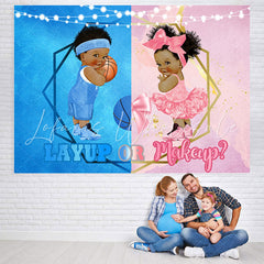 Lofaris Layup Or Makeup Baby Shower Party Backdrop Decoration