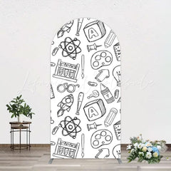 Learning Theme Arch Backdrop for Kids Party Decor