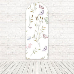 Leaves Butterflies Nature Arch Backdrop For Whimsical Occasions