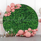 Lofaris Leaves Custom Round Decoration Backdrop For Wedding