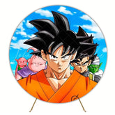 Legendary Dragon Ball Round Backdrop For Anime Party Celebration