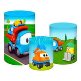 Leo the Truck Fun Ride Themed Cover Cylinders Kit