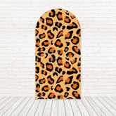 Leopard Animal Print Fierce Look Arch Backdrop For Wild Party Decor
