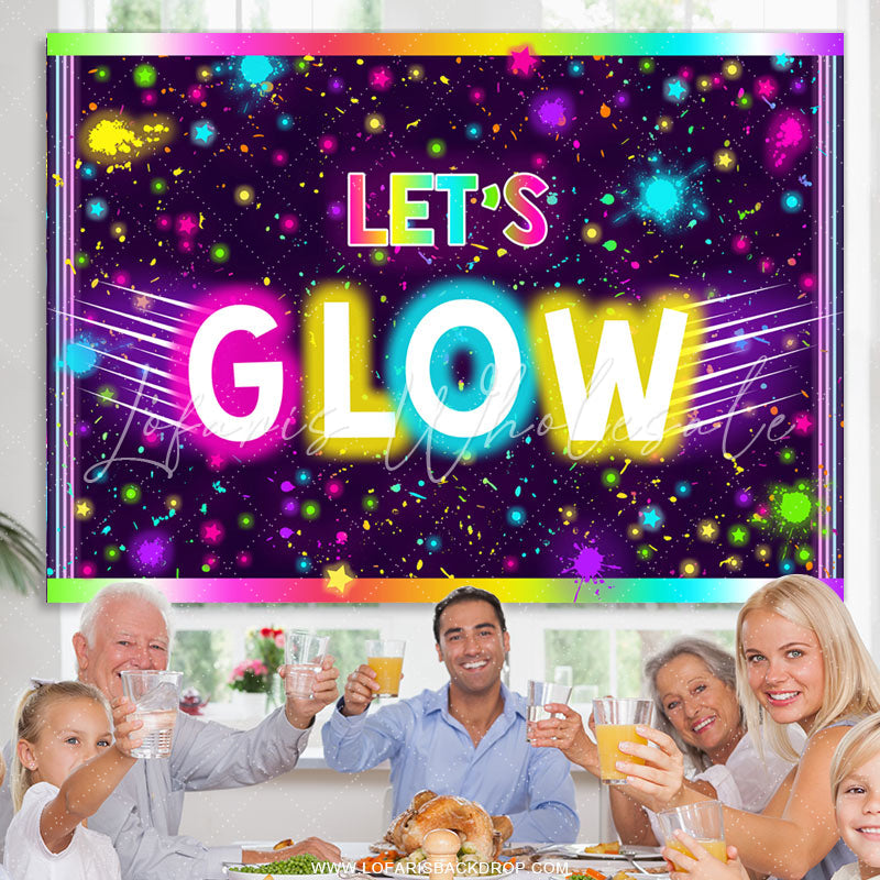 Lofaris Lets Clow Colorful Graffiti Backdrop For Birthday Party