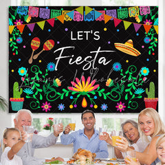 Lofaris Lets Fiesta Plant Succulents Happy Holiday Backdrop