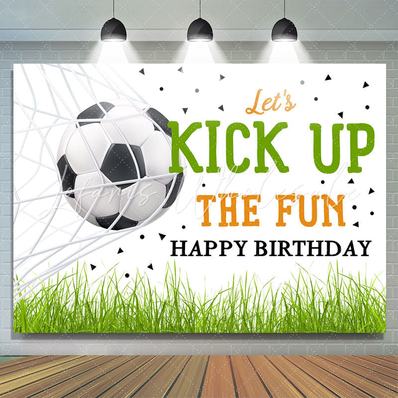 Lofaris Lets Kick Up The Fun Happy Birthday Backdrop For Party