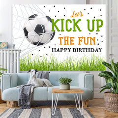 Lofaris Lets Kick Up The Fun Happy Birthday Backdrop For Party