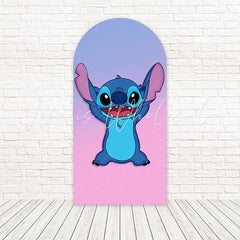 Lilo Stitch Tropical Island Arch Backdrop For Hawaiian Party Fun