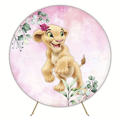 Lion King Round Backdrop For Kids Party Celebration Theme