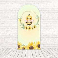 Little Bee Cheerful Party Arch Backdrop For Cute Celebrations