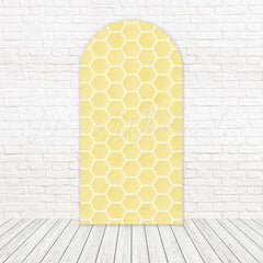 Little Bee Hive Sweet Honey Buzz Arch Backdrop For Cute Spring Day